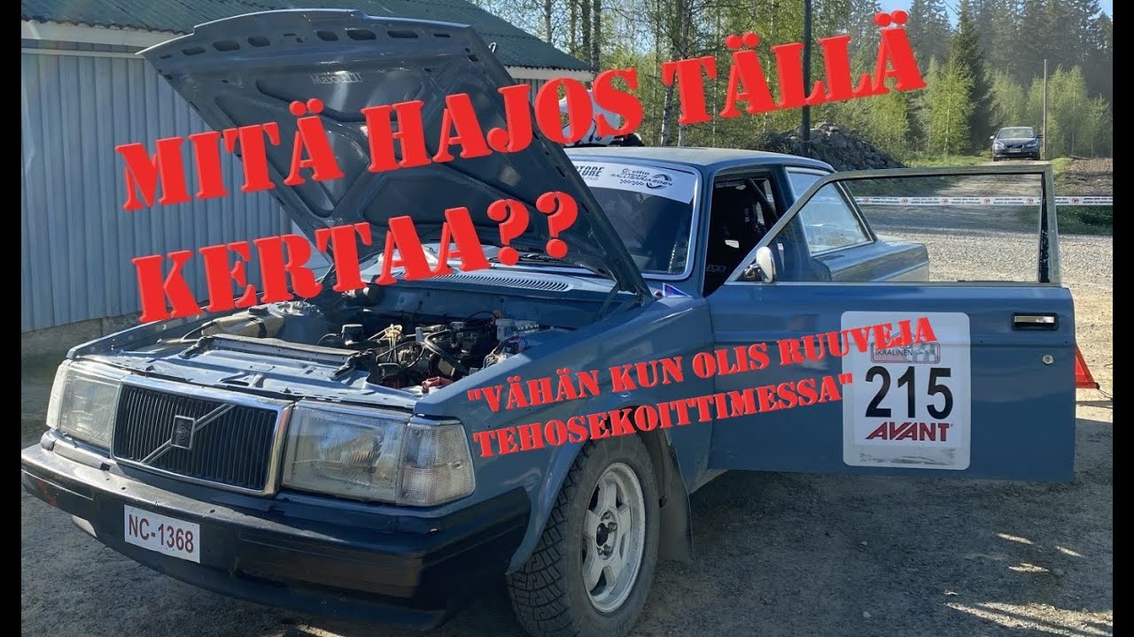 Valmistelut, kilpailu ja keskeytys | Ikaalinen Spa Ralli 18.5.2024