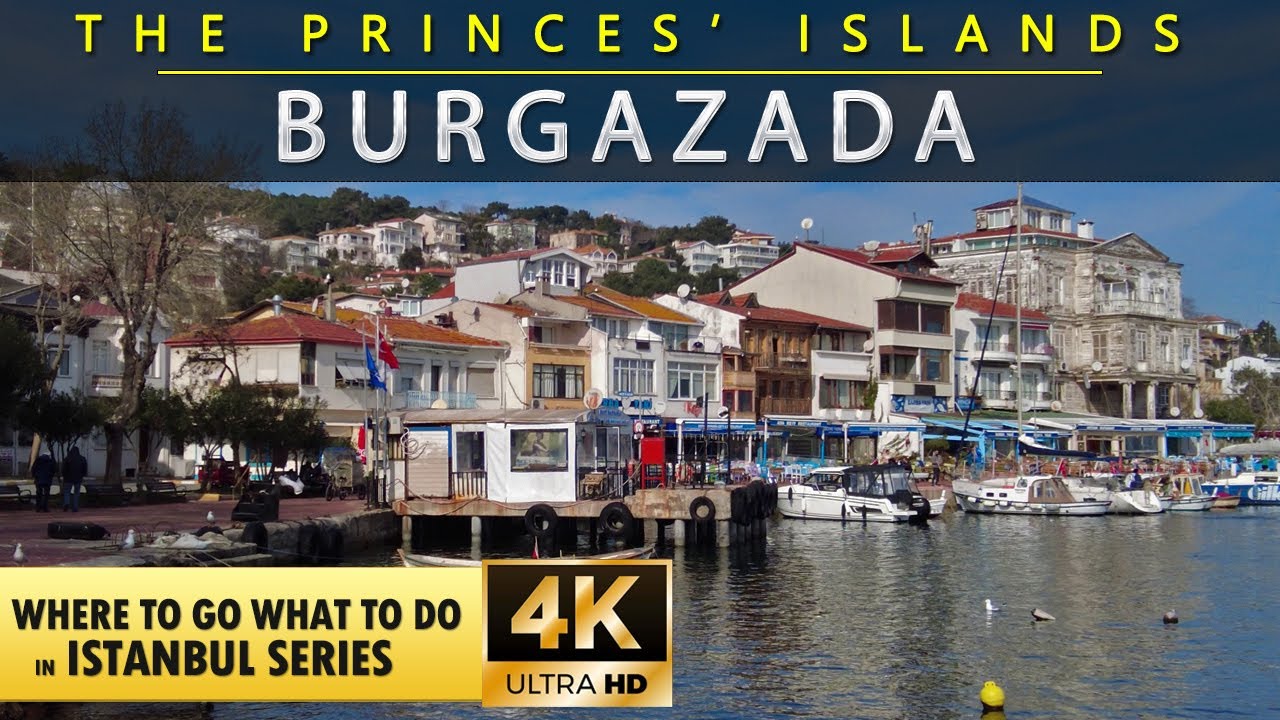 The Most Peaceful Island in Turkey? 🏝️ Burgazada Virtual Tour (4K) 🇹🇷