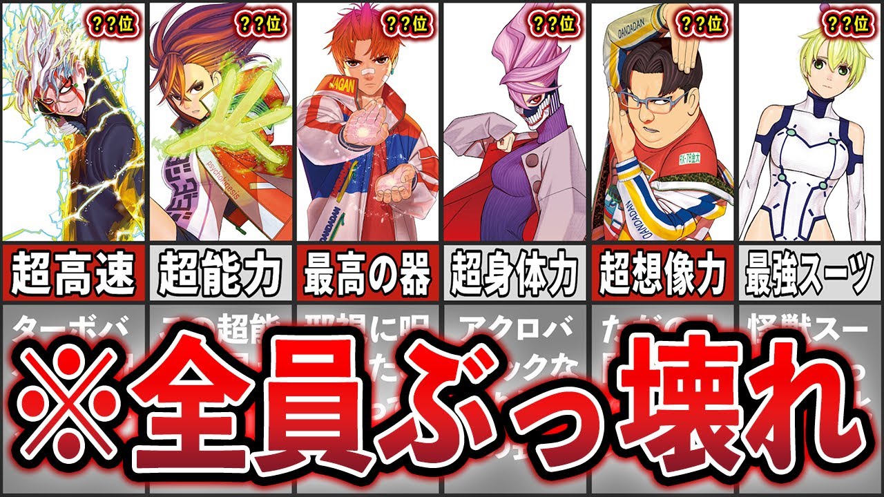 オカルンパーティーが最強すぎる！化物級メンバーまとめ＆強さランキングTOP10【ダンダダン解説】