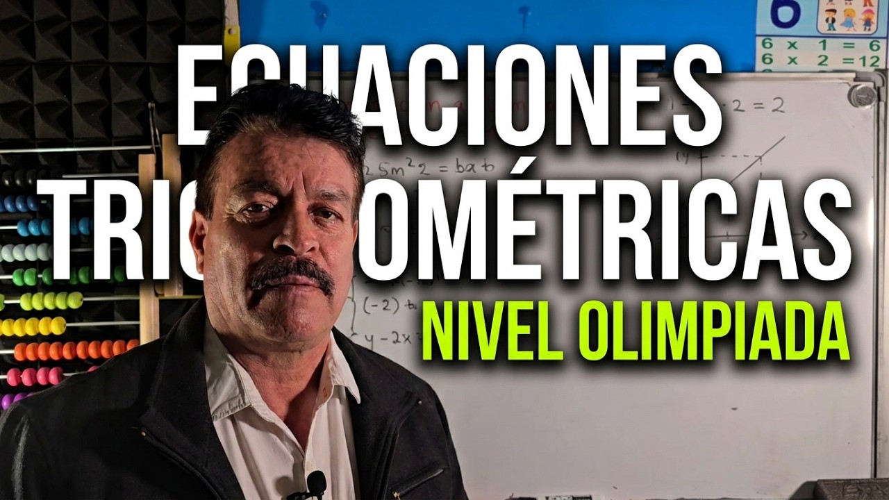 CÓMO RESOLVER ECUACIONES TRIGONOMÉTRICAS | OLIMPIADAS MATEMÁTICAS