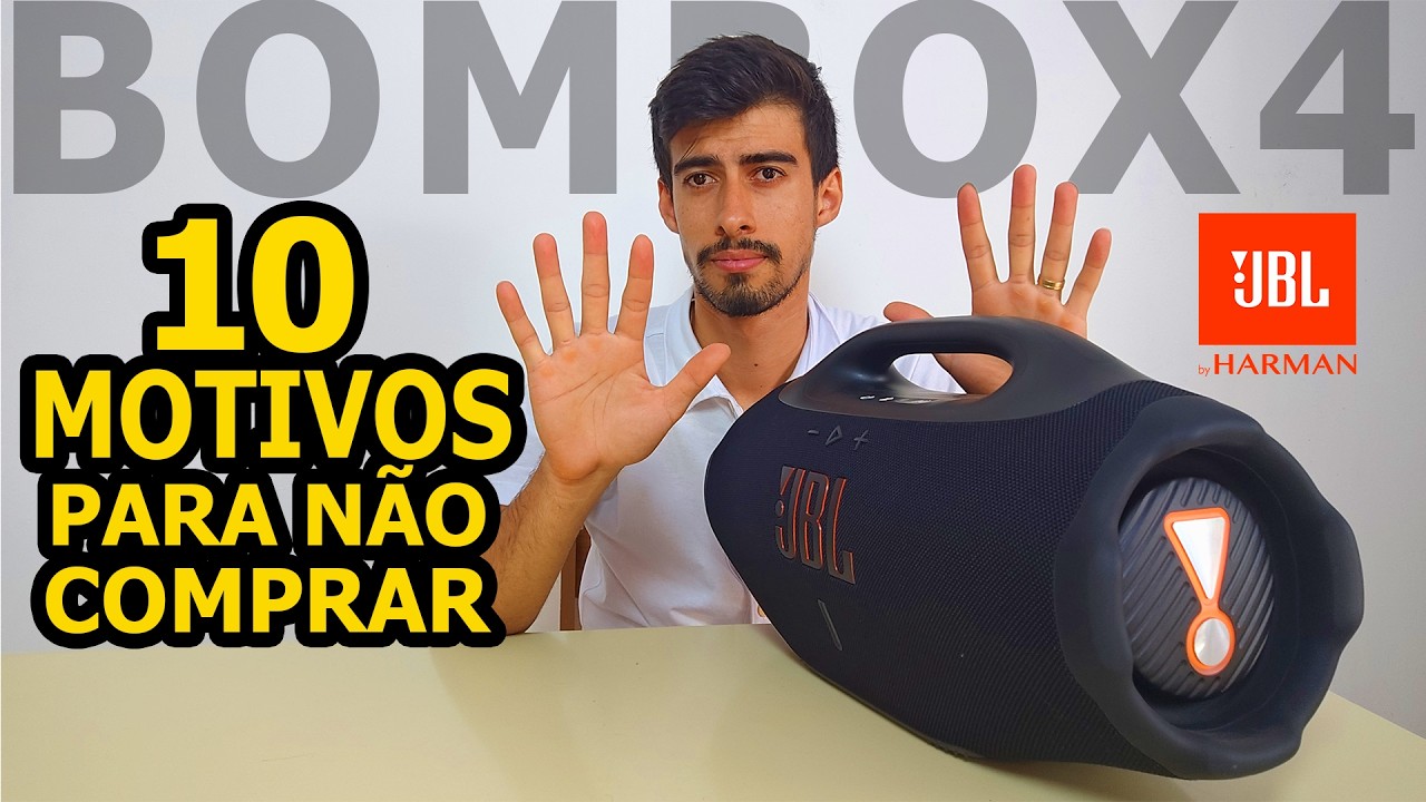 10 Motivos para NÃO COMPRAR a JBL Boombox 4 (Não Compre Antes de Ver)