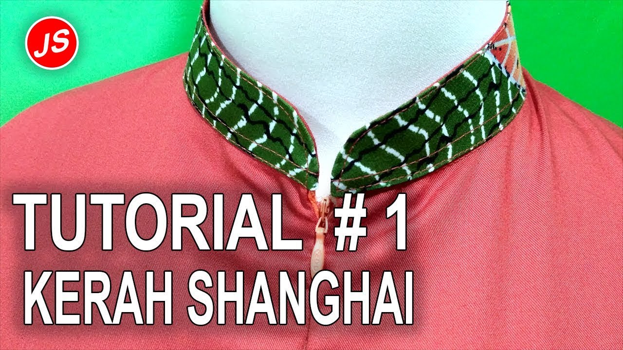 Cara Membuat Pola dan Menjahit Kerah Shanghai #1
