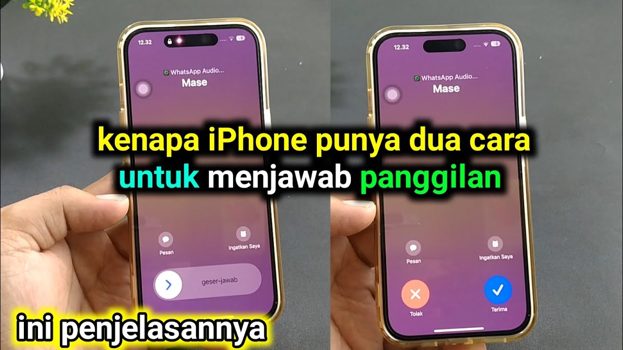 kenapa iPhone punya dua cara untuk menjawab panggilan | ini penjelasan 