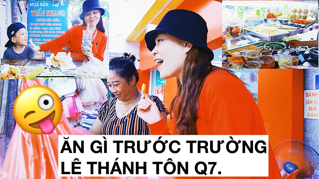 VLOG #1:THỬ THÁCH 100K SẼ ĂN ĐƯỢC GÌ TRƯỚC CỔNG TRƯỜNG🤣.