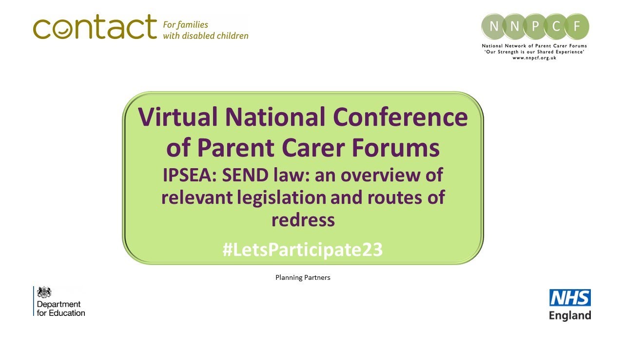 IPSEA SEND law