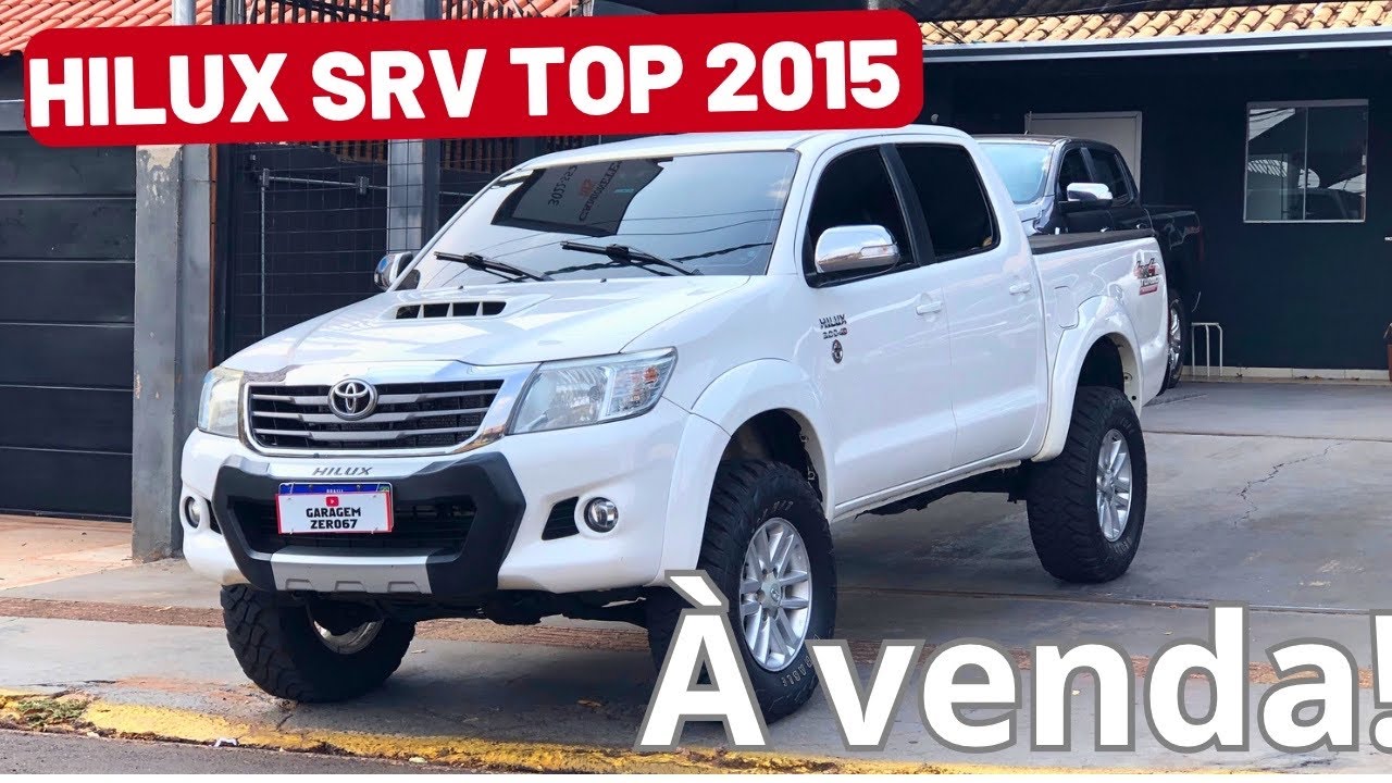 Toyota Hilux Srv Top 2015 A venda! #hilux no
