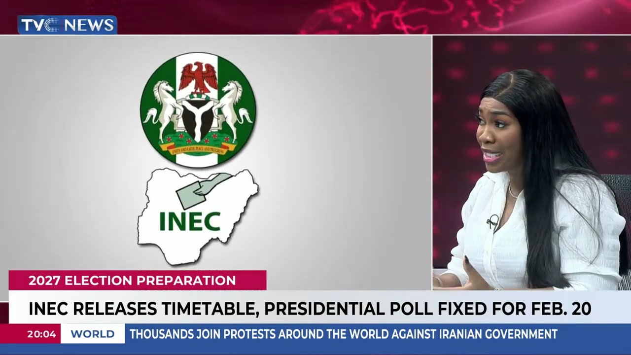 INEC Releases Timetable, Presidential Election Scheduled For Feb. 20