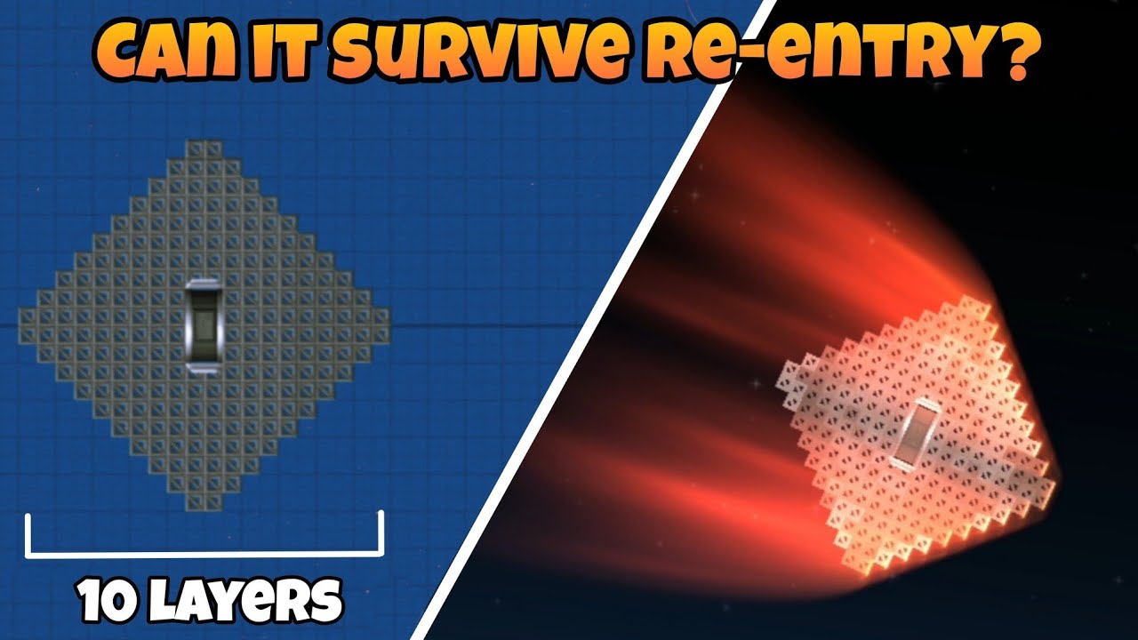 Can you survive re-entry without Heat Shield? || Spaceflight Simulator