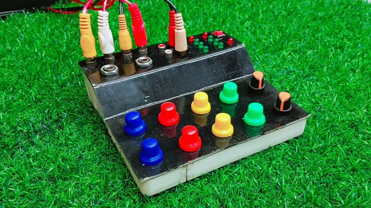 DJ MIXER |How to make dj mixer at home | mini DJ mixer