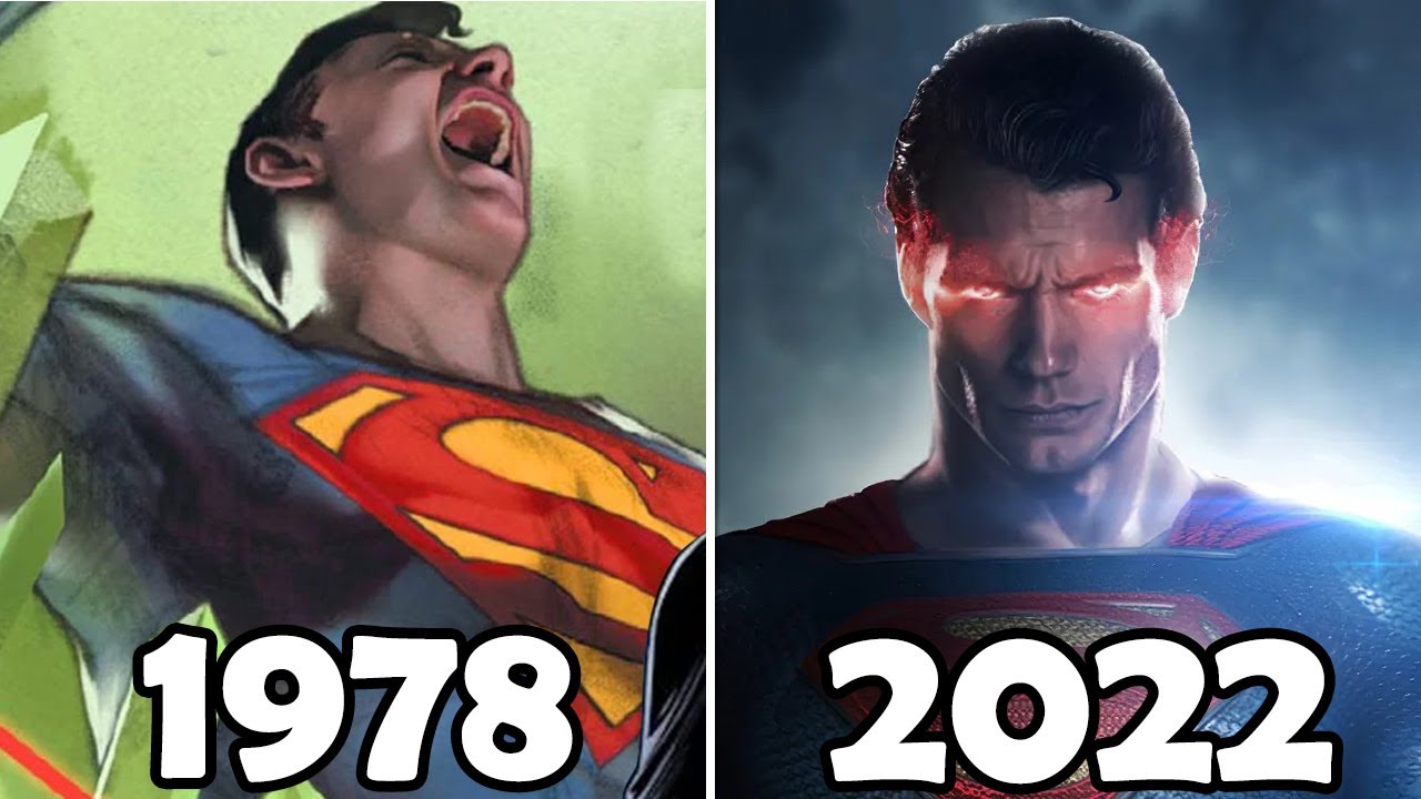 Evolution of Superman Games 1978-2022 (new comic book day,)