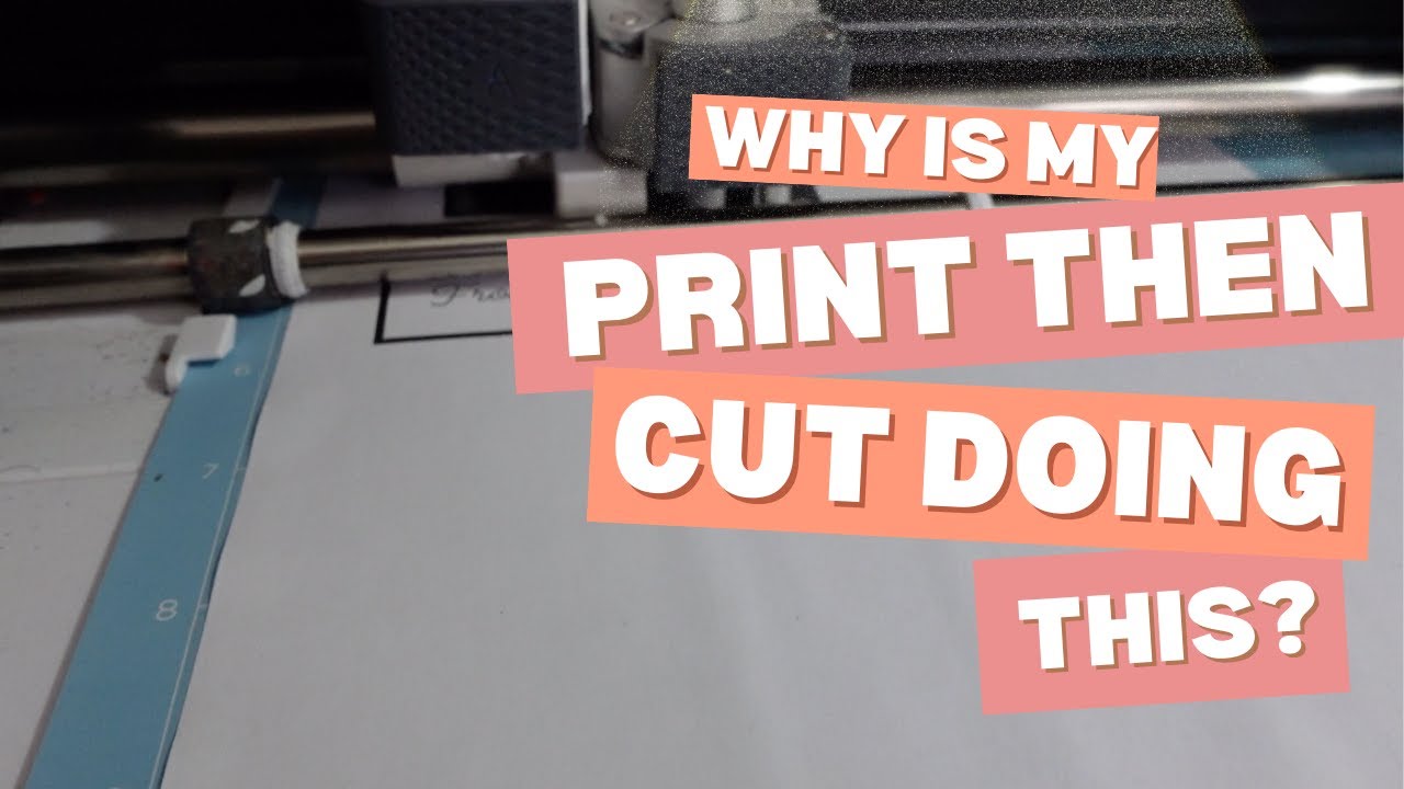 CRICUT HELP!! Why is my print then cut doing this??