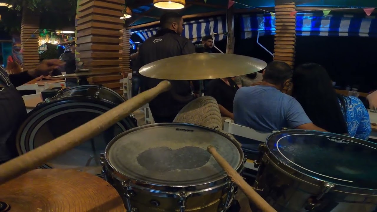 Las uvas - banda 11:12 Ft Germán Montero (Carnaval de Mazatlán 2026) Drumcam 