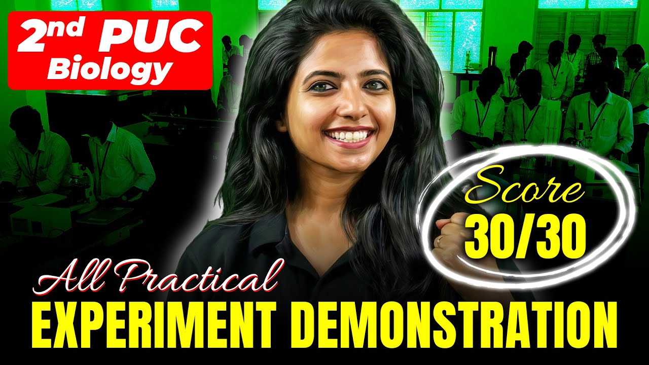 2nd PUC Biology Practicals 🔬 | Biology Experiment Demonstration | 2nd PUC Practicals 2026 🌿