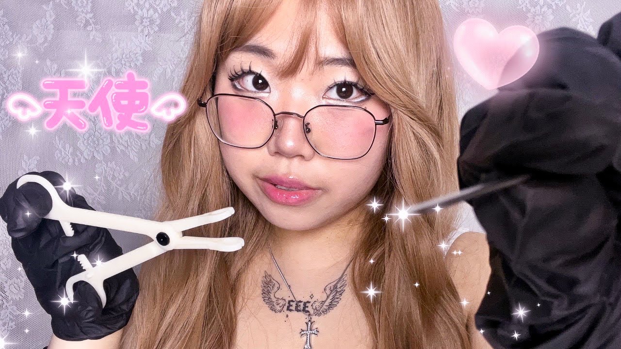 ASMR Gyaru girl pierces your TONGUE + more 👅