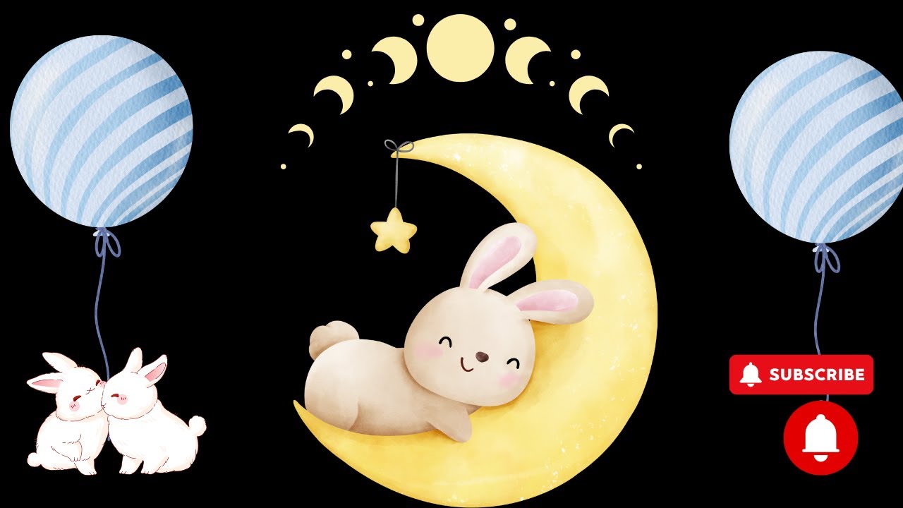 Magic Baby Sensory | Sleepy Bunny's Lullaby | Gentle Animation for Babies to Fall Asleep 😴🐰