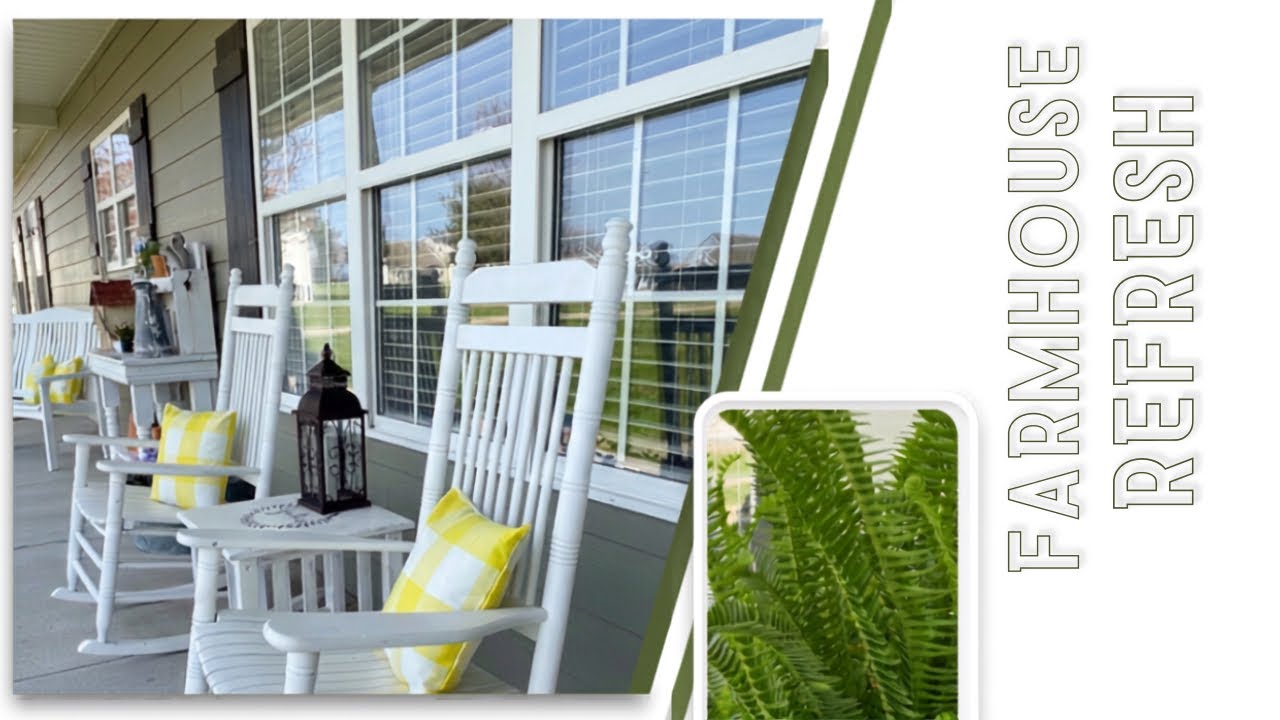 Spring Front Porch Decorate with me | Collab with Susan&rsquo;s Cozy Condo Life