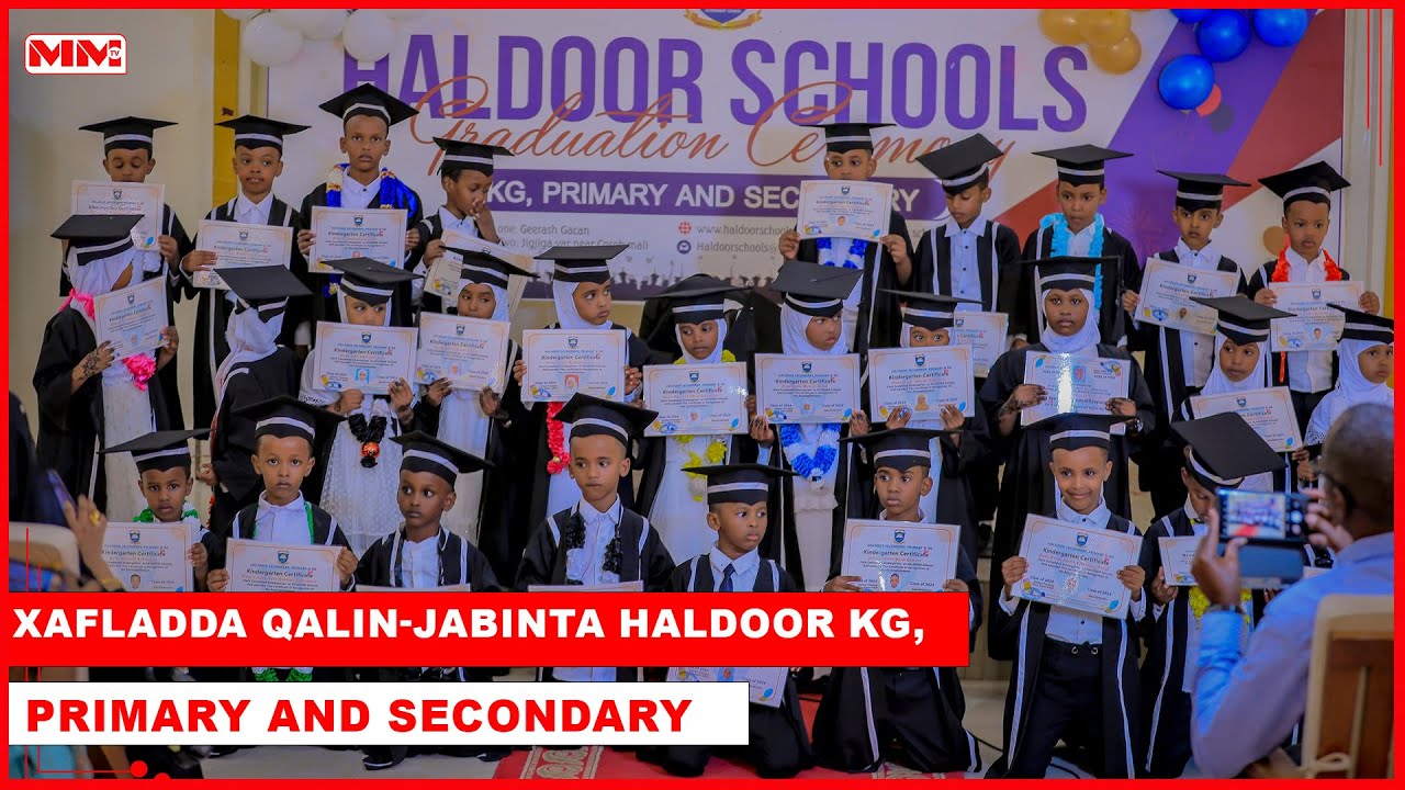 Xafladda Qalin-jabinta Haldoor KG, Primary & Secondary oo maanta Hargeysa ka dhacdey.