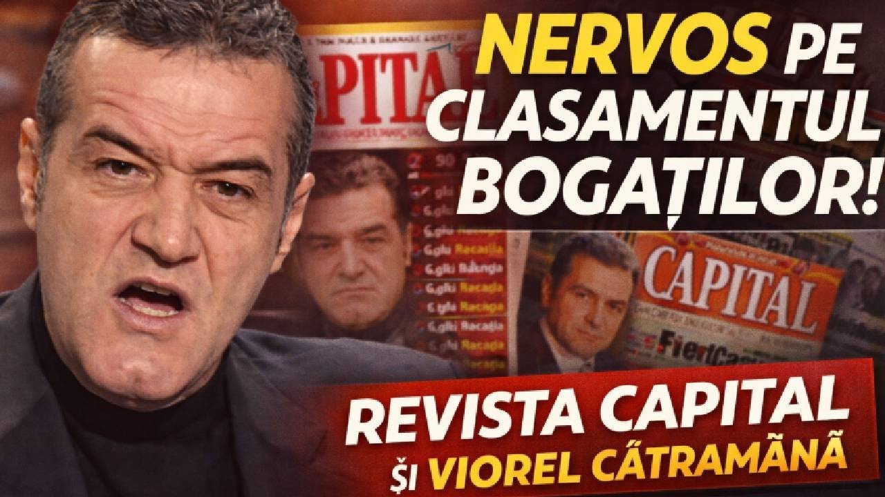 Gigi Becali, nervos pe clasamentul bogaților din revista Capital și Viorel Cătrămană | Interviu 2003