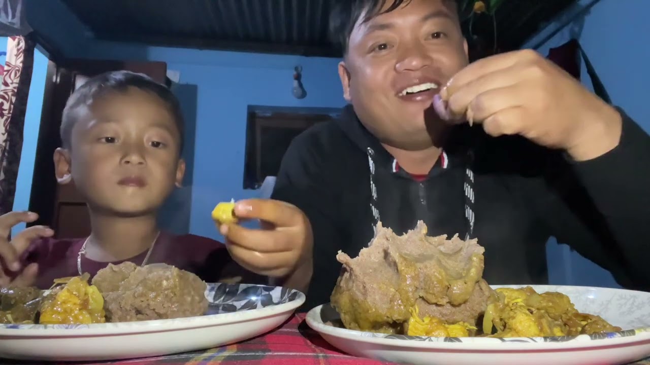 nepali arganik khana chicken dhido khadai aaja hami