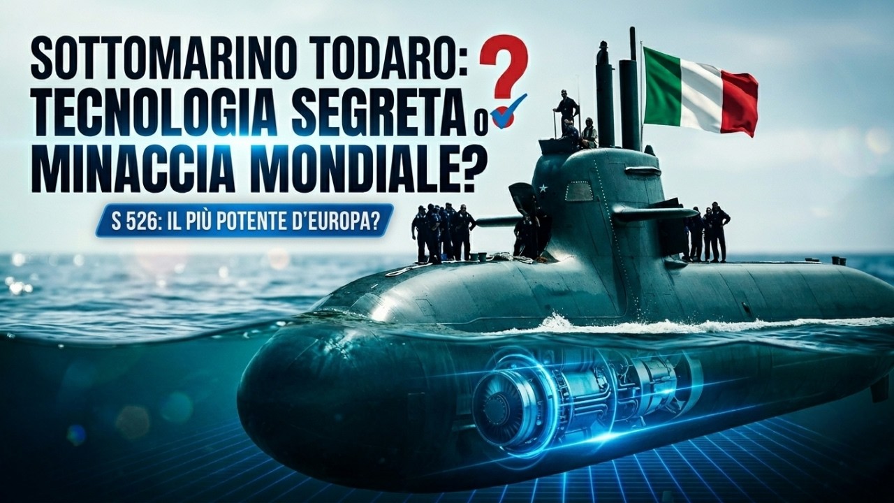 🔵 Sottomarino TODARO S 526 - (Italia) Curiosità E Tecnologia Sotto Il Mare!