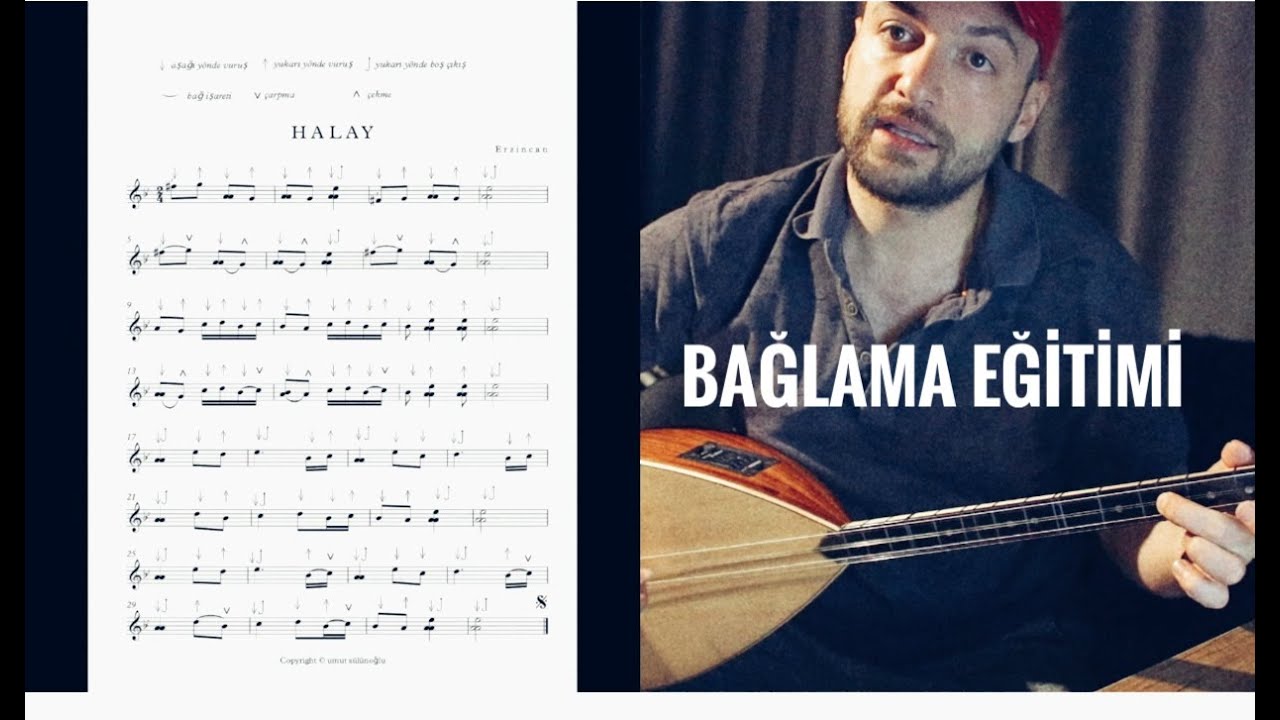 Erzincan Halayı / Bağlama Düzeni (Kısa Sap) Eğitimi ( Akort) Do