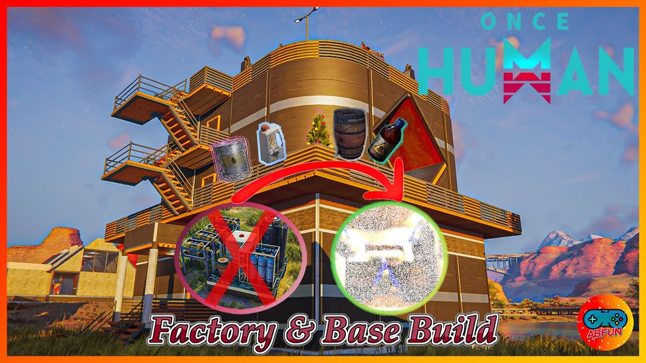 Once Human Build Acid & Oil Factory Like This