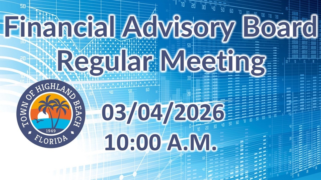 Financial Advisory Board Regular Meeting 03.04.2026
