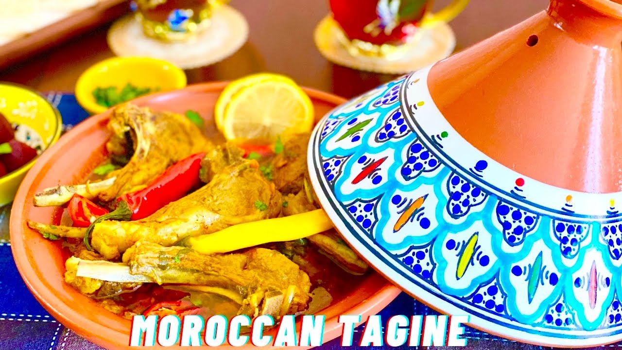 MOROCCAN LAMB TAGINE RECIPE | Tajine de Viande | How To Make Authentic Moroccan Tagine