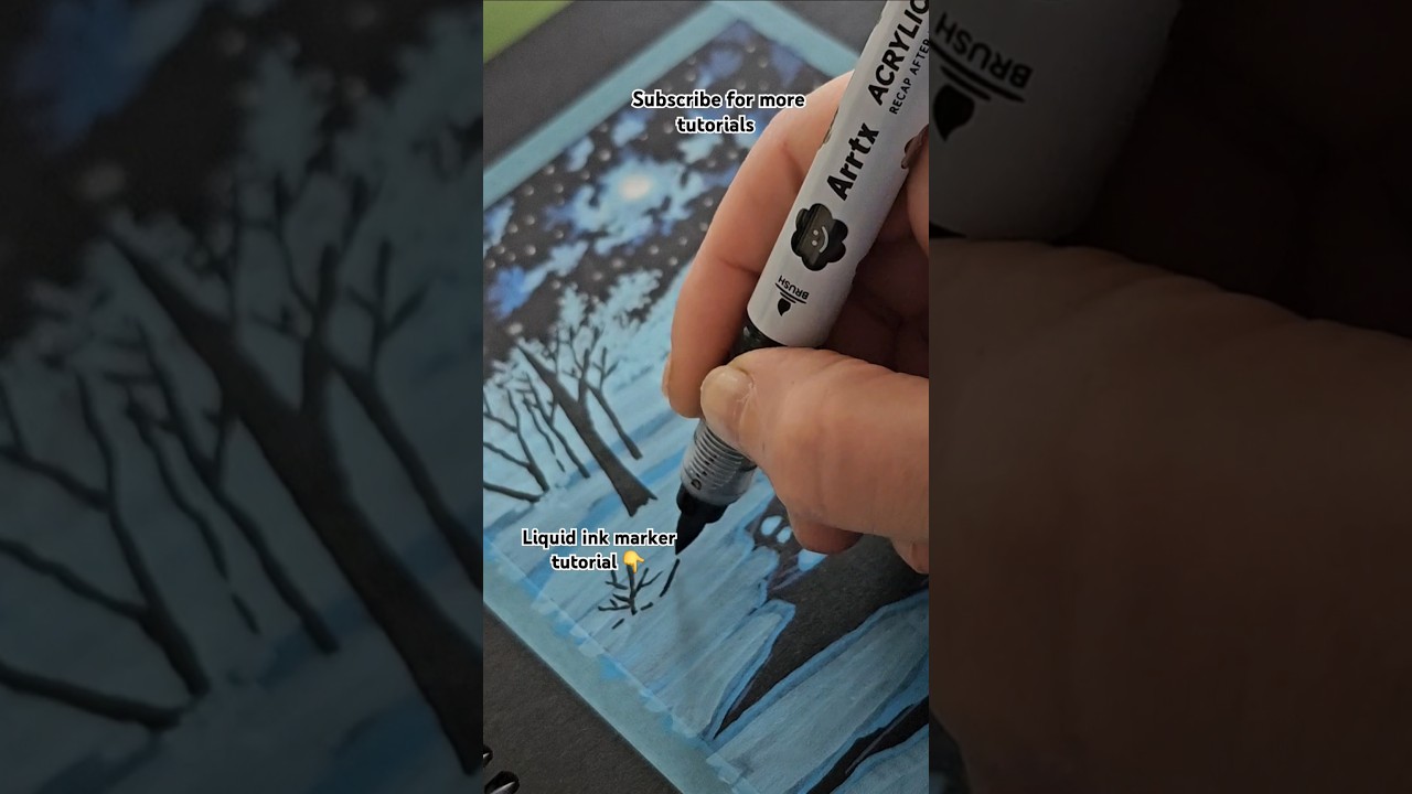 Arrtx Acrylic marker tutorial #acrylicmarkers #arrtxmarkers #arrtxmarkers #squidgame #acrylicink
