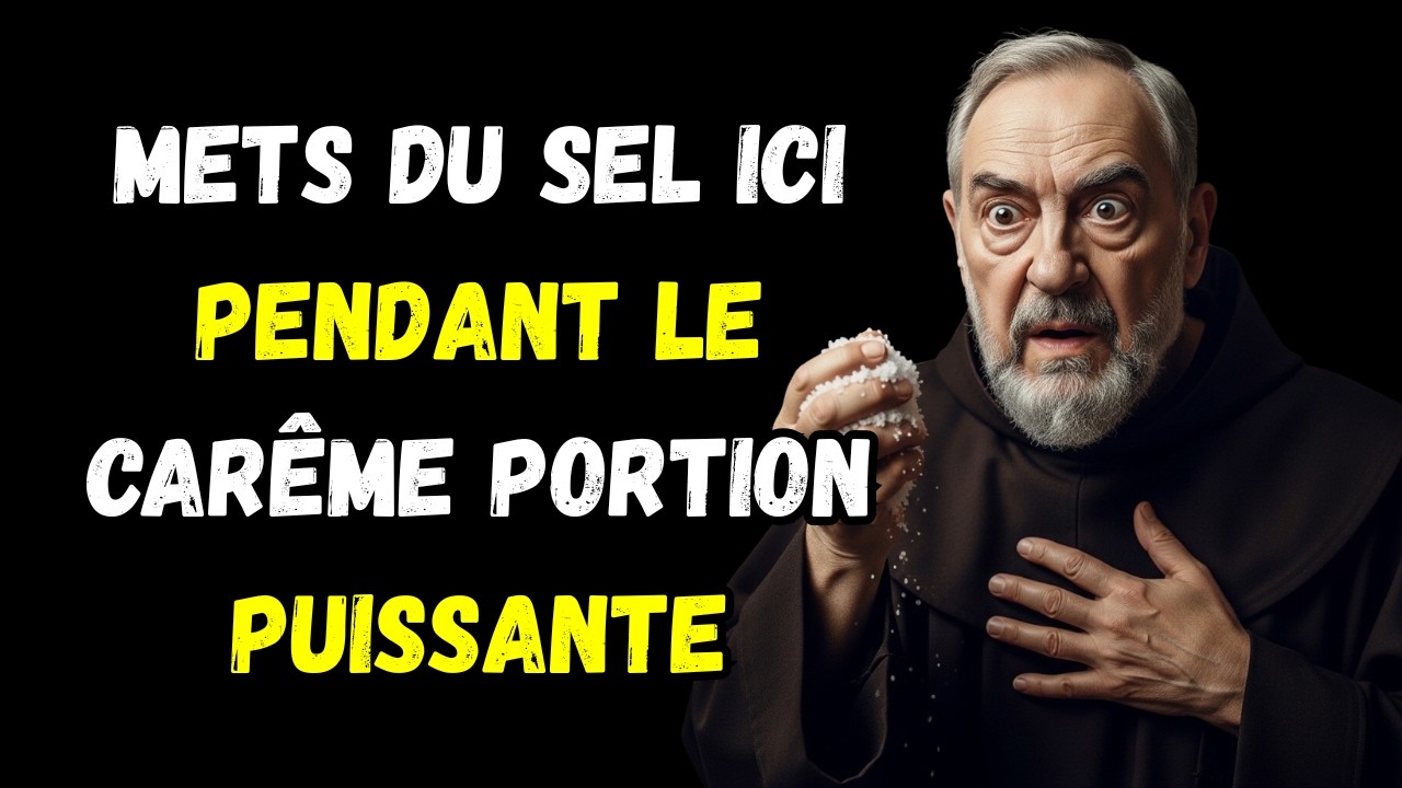 Le Sceau de Padre Pio dans Votre Maison ce Vendredi de Carême (Elle l’a Prédit)