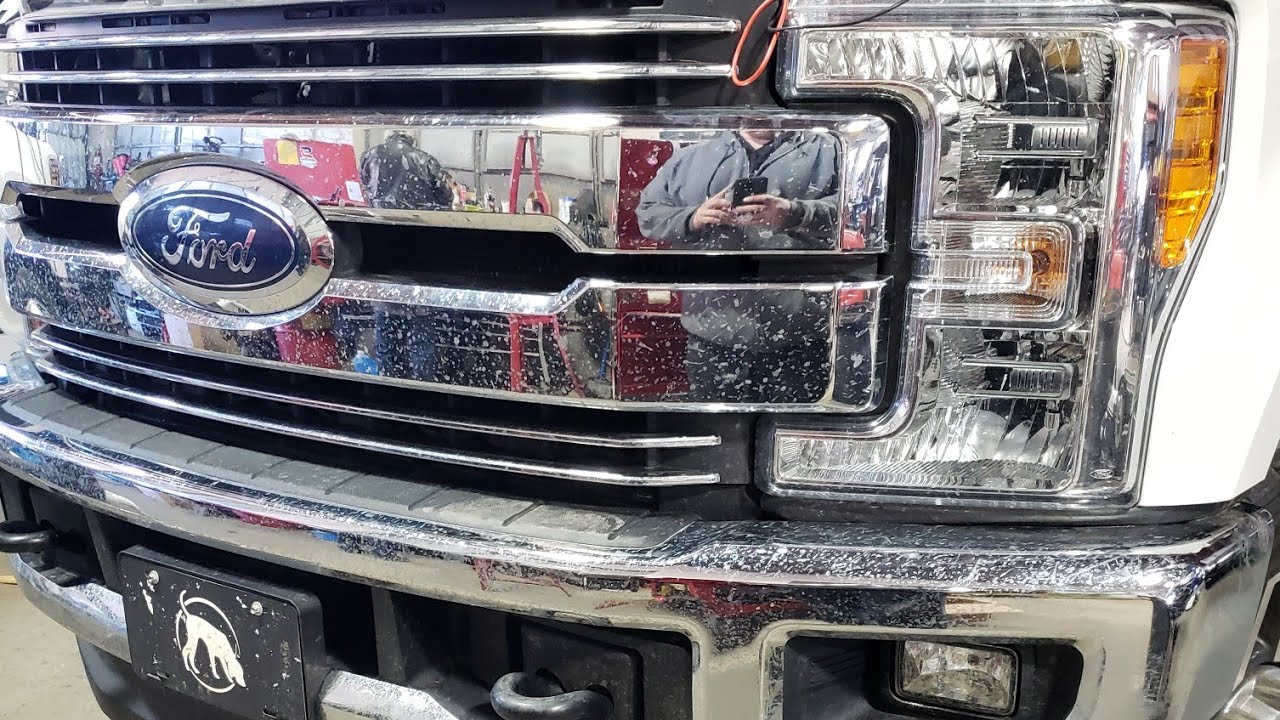 Ford F250 F350 F450 2016, 2017, 2018, 2019 годов, конденсатор, фары, решётка, опора радиатора