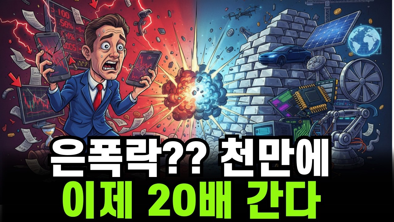 “은값 폭락은 조작입니다” 실물 고갈되면 200달러 직행합니다.