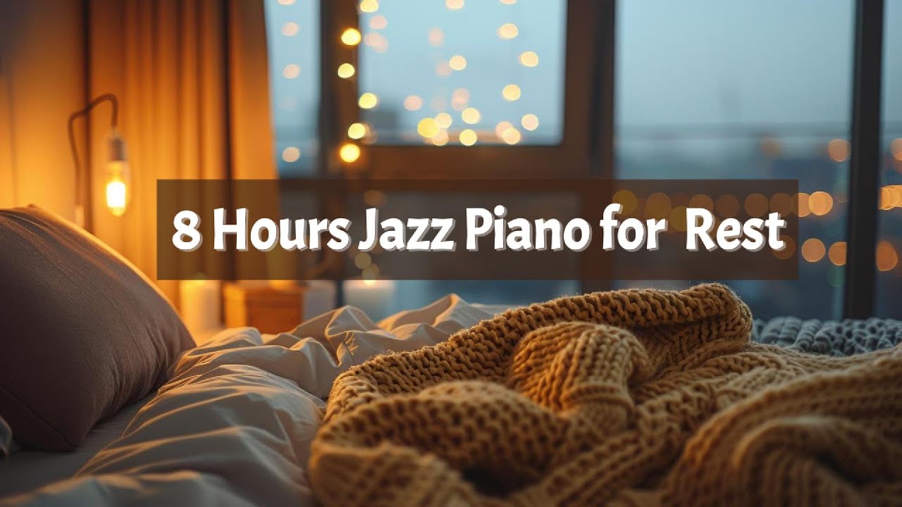 8H Gentle Jazz Piano for Rest