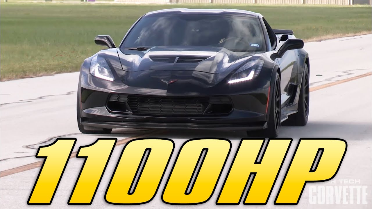 1100hp Z06 - NEW 1/2 Mile Record - 182.18mph