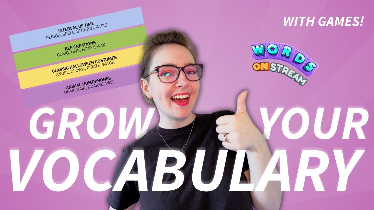 Learn new vocabulary with this game | LIVE ENGLISH CLASS