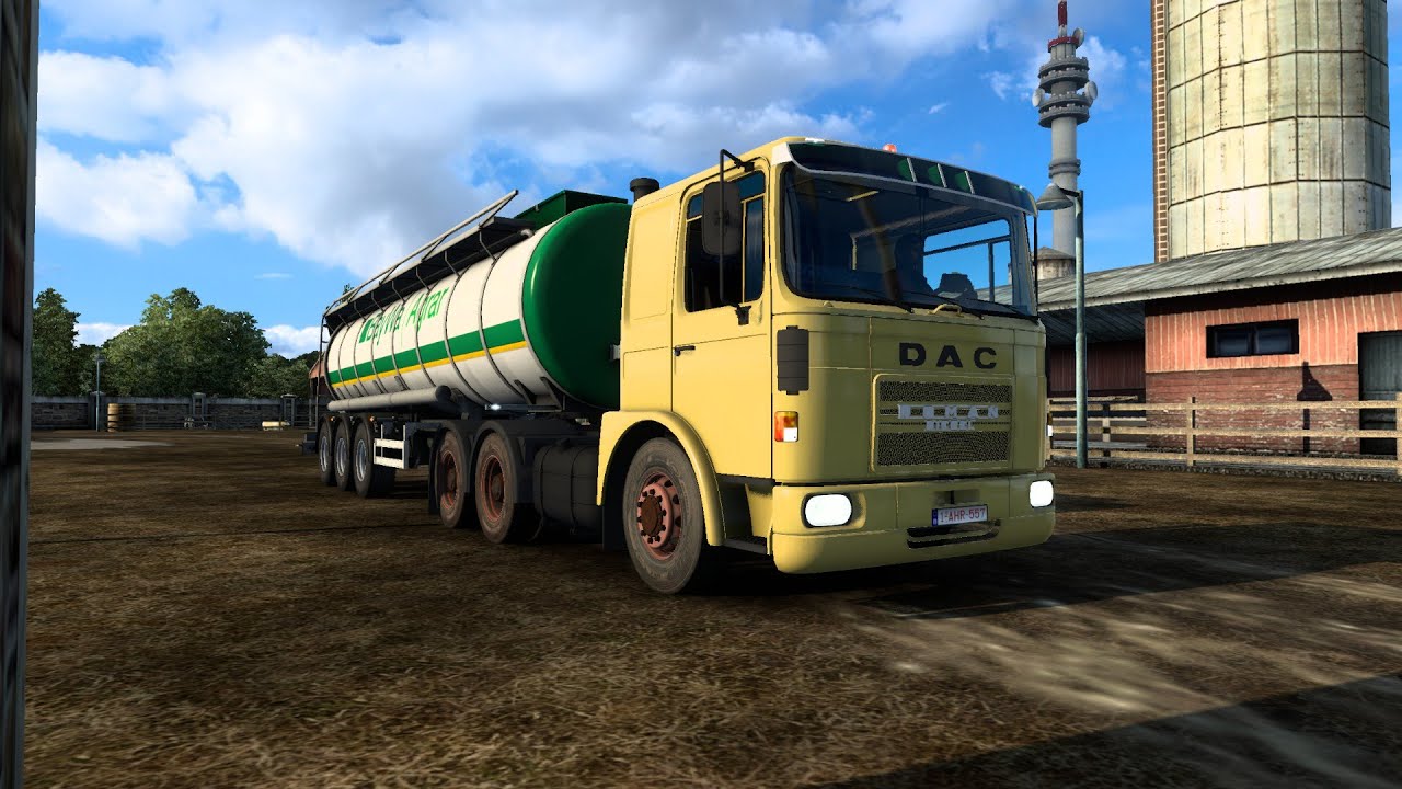 Roman Diesel 19 | ETS2 Realistic Truck Driving | Hauling a tanker of milk through Hungary
