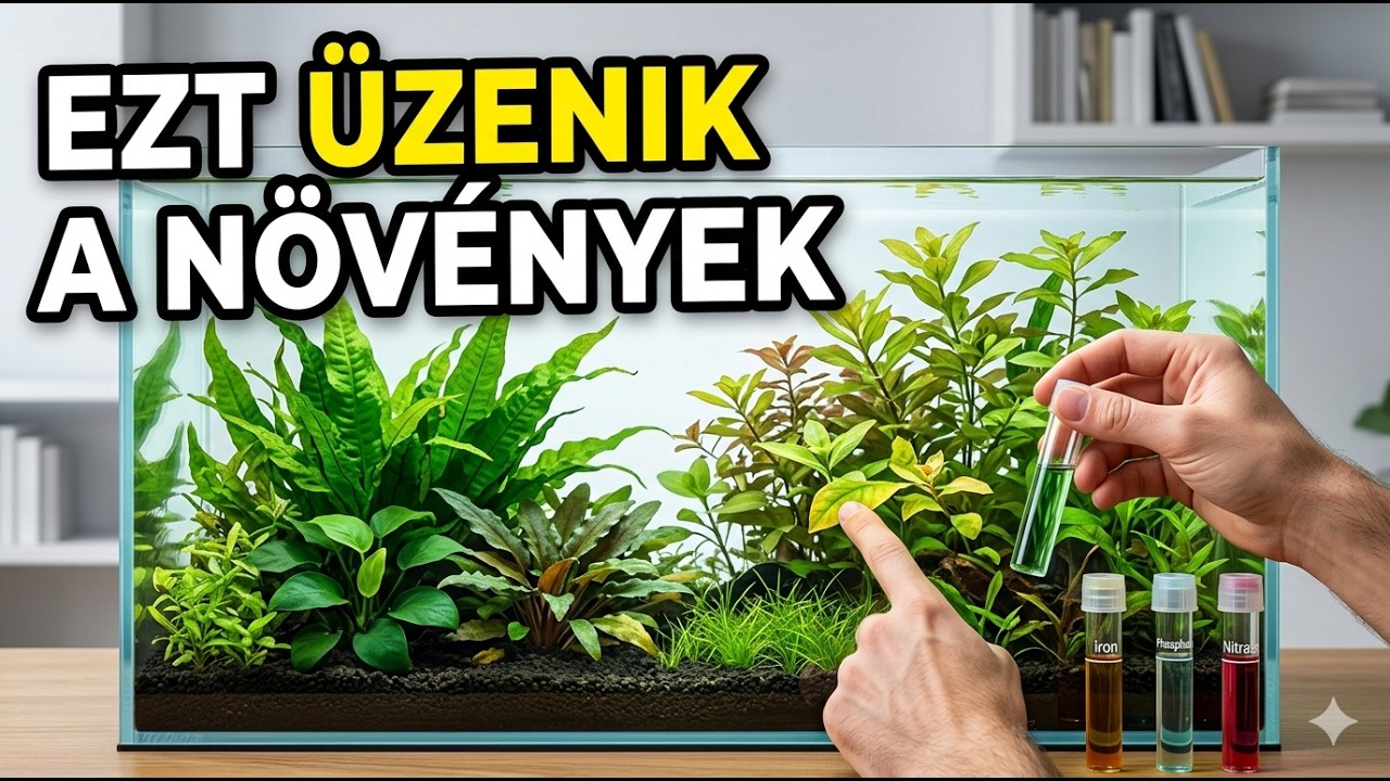 🌿 Növényi hiánytünetek nyomában – 🧪 Viktorral  leteszteltük és kielemeztük az akváriumot! 📉