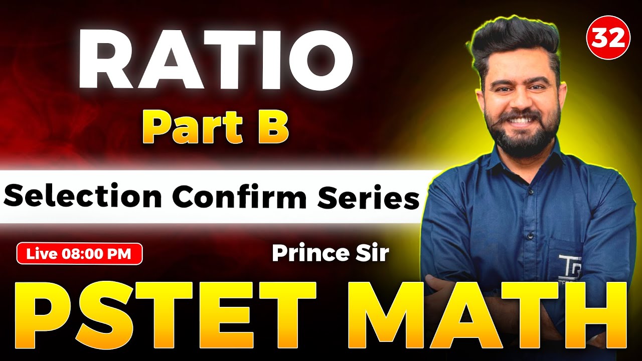 📘 PSTET Math Ratio Part B 