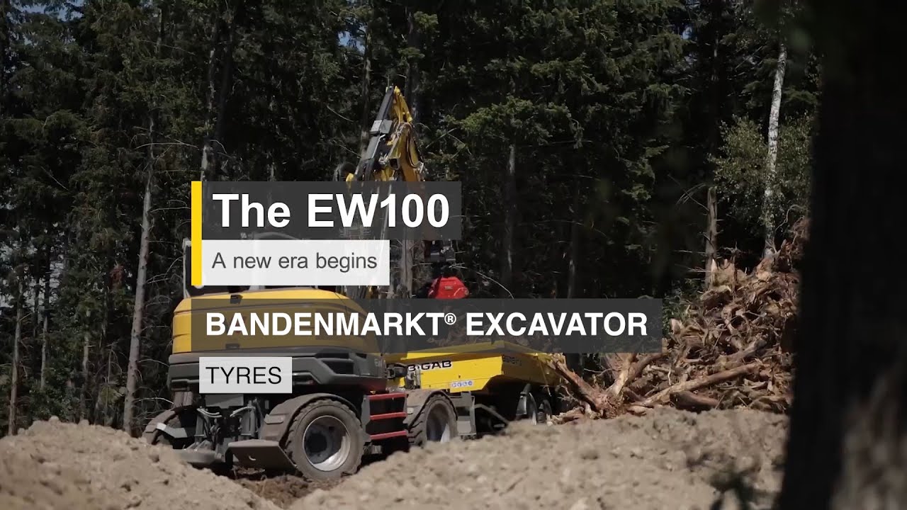 Wacker Neuson EW100 on Bandenmarkt&reg; Excavator Tyres