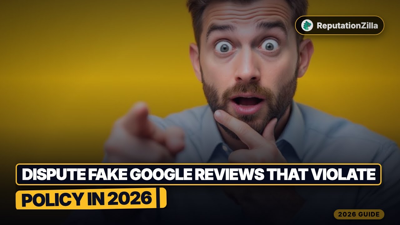 How to Dispute Fake Google Reviews That Violate Policy in 2026 | ReputationZilla