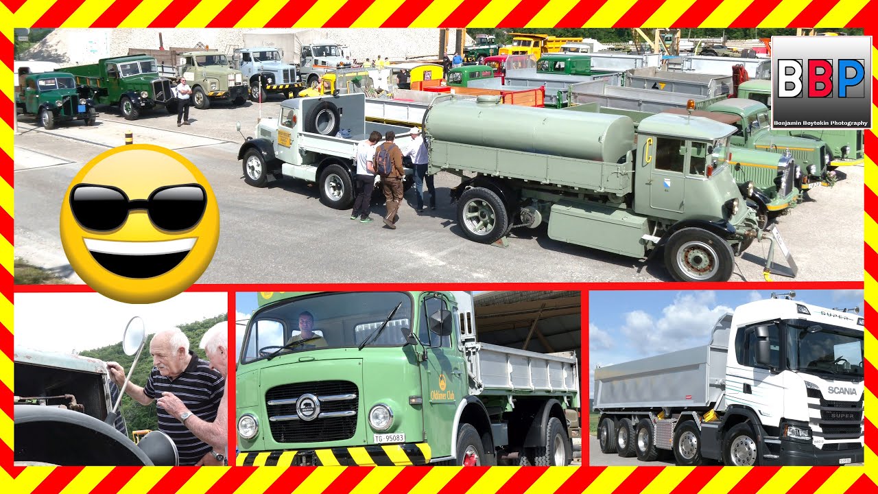 Historic & NEW Trucks at Weiach Historik 2022