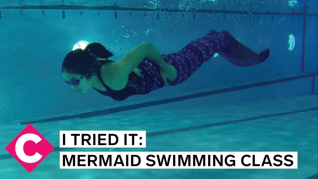 Mermaid swimming class | I Tried It
