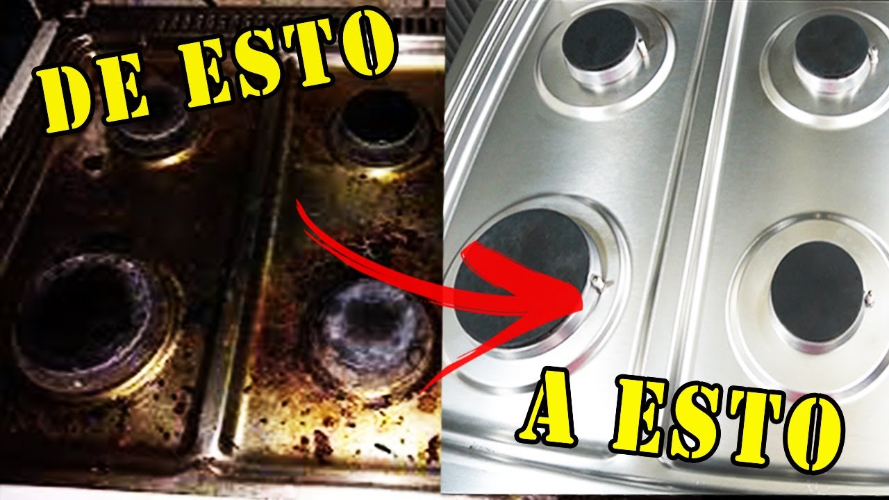 COMO LIMPIAR LA ESTUFA DE COCHAMBRE **SIN RAYAS** | El Mister Cocina