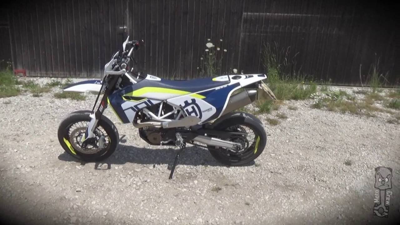 Husqvarna 701 Supermoto Review (Ausbau DB-Killer Akrapovic) [Deutsch] | Sony Handycam HD