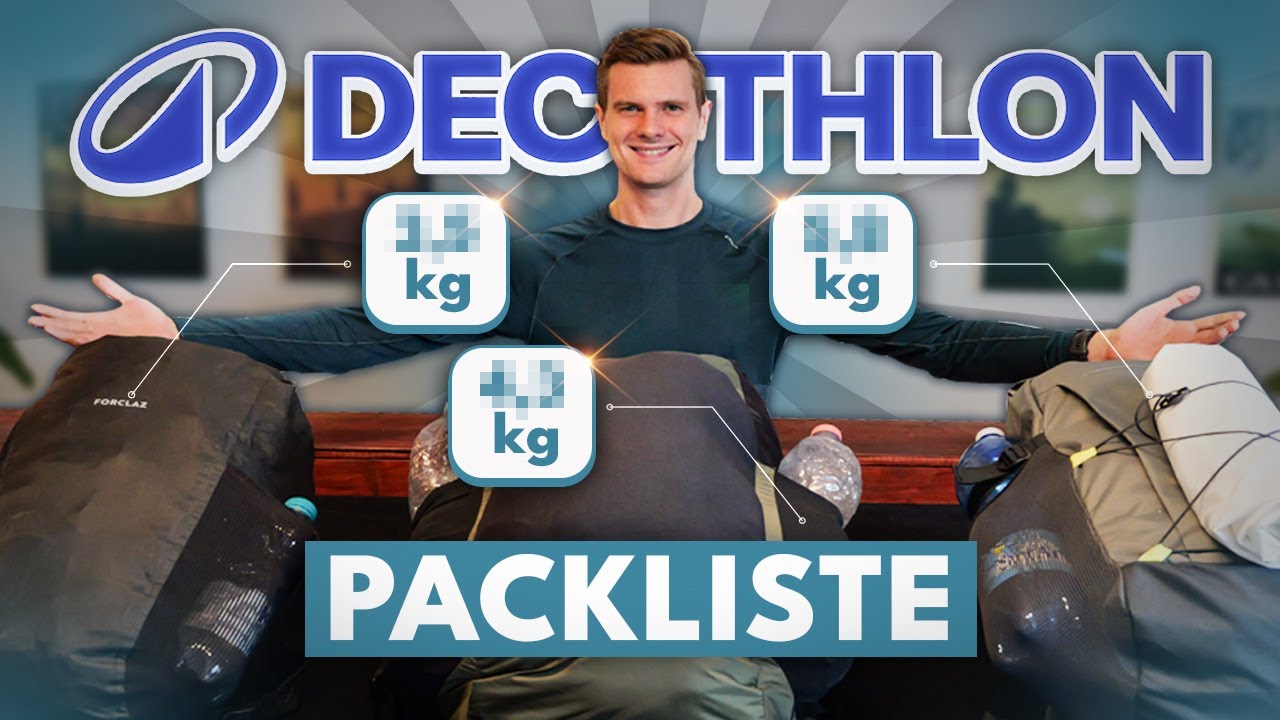 Die Decathlon Ultraleicht Trekking Packliste 2024