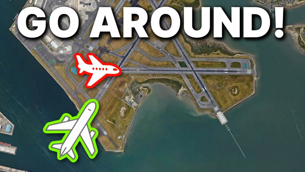 Airliner Almost Crashes Into Jet At Boston!
