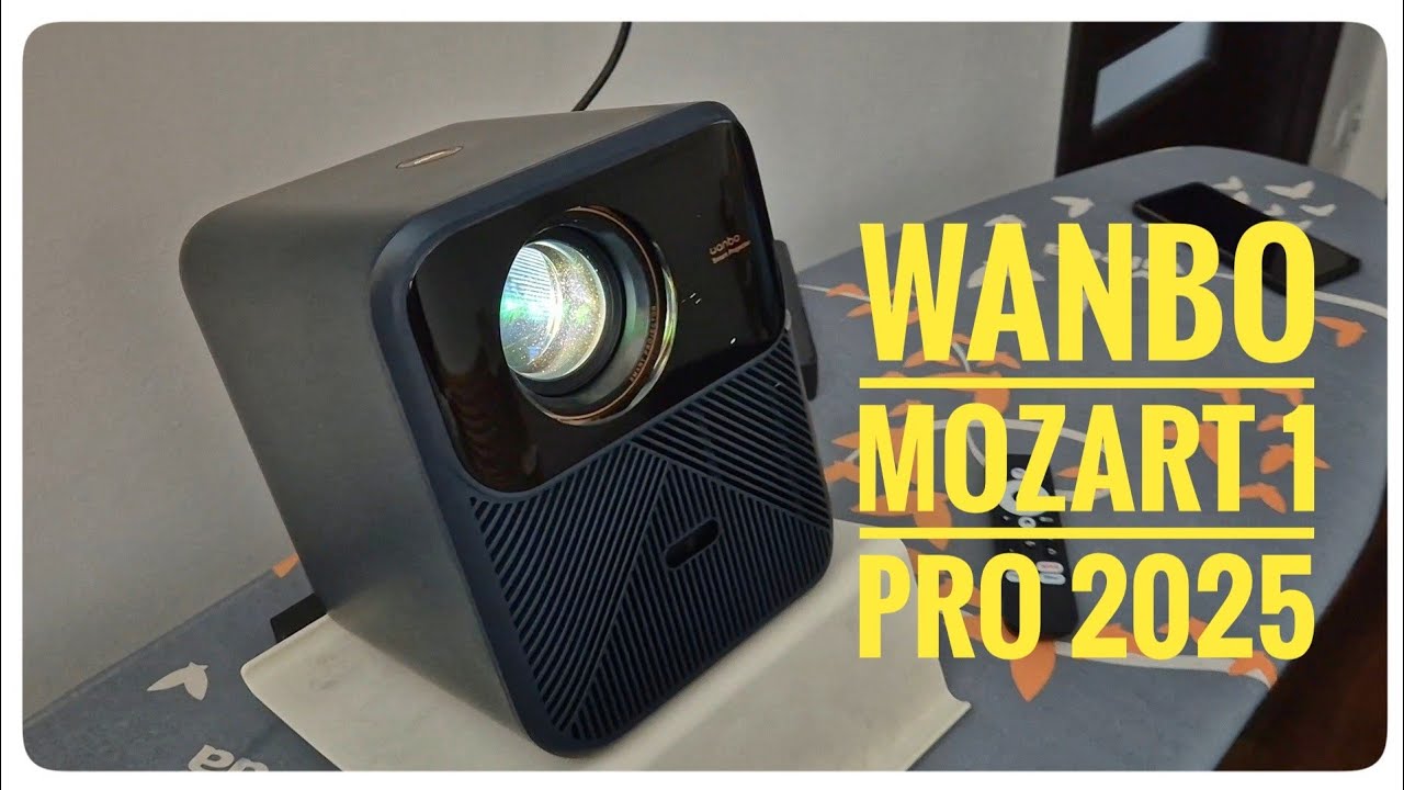 Projektor Wanbo Mozart 1 Pro 2025 nowe funkcje: Google TV, MEMC Motion, HDR, 1200 lumen&oacute;w
