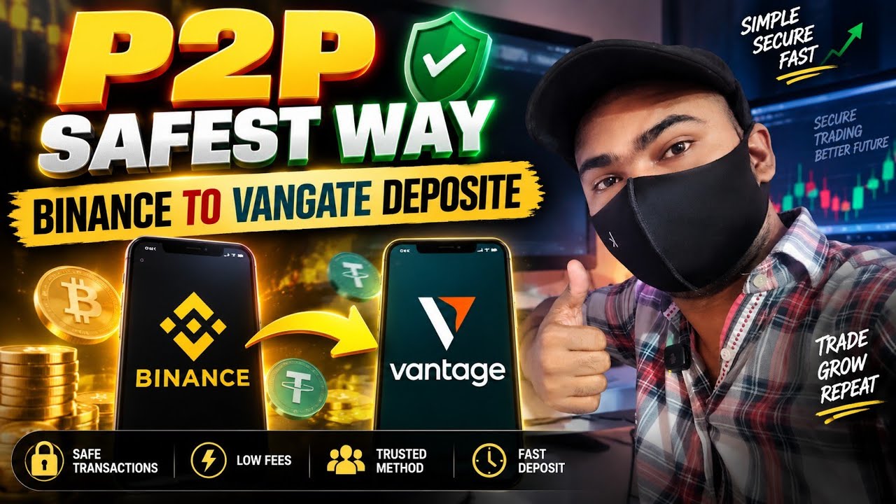 How to Deposit in Vantage from Binance | Step-by-Step Crypto Deposit Guide 2026 | Full Process