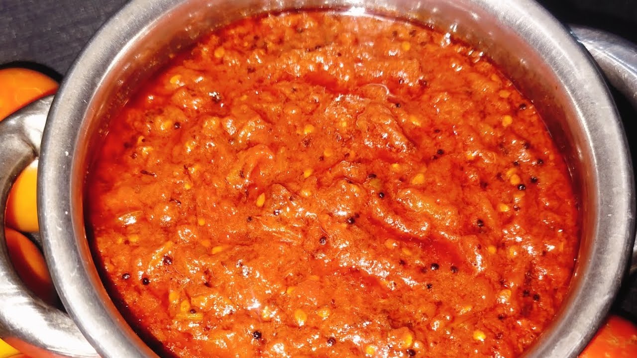 Aandra style tasty and simple tomato 🍅👆 chatney ❤️❤️❤️♥️👌👍