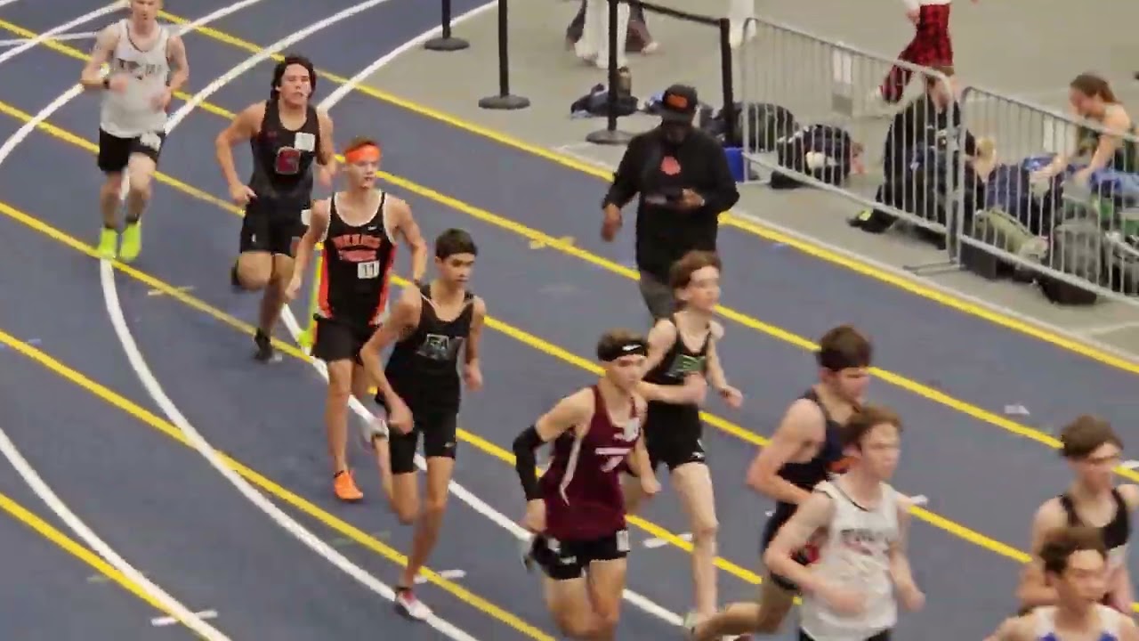 Collin Fitzgerald, grade 10, OCC, Oscar B. Jensen Memorial, 1600m, 10th place, 4:57.59